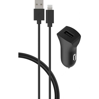 Bigben Connected CACCBLMFI2.4AB - Cargador de coche, Negro Bigben Connected CACCBLMFI2.4AB - Cargador de coche, Negro