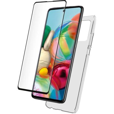 Bigben Connected Galaxy A71 Transparent Phone Case & Screen Protector Bigben Connected Galaxy A71 Transparent Phone Case & Screen Protector