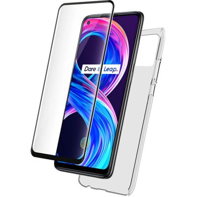 Bigben Connected Model 8 Pro 4G Transparent Phone Case & Screen Protector Bigben Connected Model 8 Pro 4G Transparent Phone Case & Screen Protector