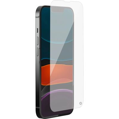 Protecteur d'écran Force Glass pour iPhone 13/14 - Verre trempé, résistant aux rayures - Publicité Protecteur d'écran Force Glass pour iPhone 13/14 - Verre trempé, résistant aux rayures - Publicité
