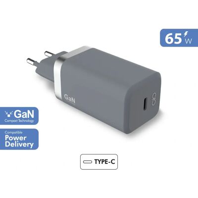 Cargador USB C Force Power 65W - GaN, Power Delivery Cargador USB C Force Power 65W - GaN, Power Delivery