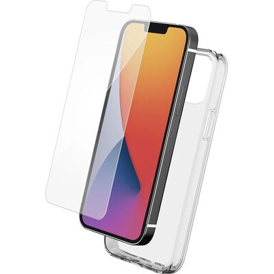 BigBen iPhone 14 Transparent TPU & Glas Displayschutz - Handyhülle BigBen iPhone 14 Transparent TPU & Glas Displayschutz - Handyhülle