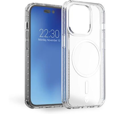 Funda Force Case iPhone 14 Pro Reforzada MagSafe Transparente - Carcasa para móvil Funda Force Case iPhone 14 Pro Reforzada MagSafe Transparente - Carcasa para móvil