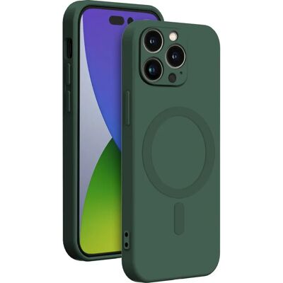 Bigben Connected iPhone 14 Pro Green Silicone Case - Phone Case Bigben Connected iPhone 14 Pro Green Silicone Case - Phone Case