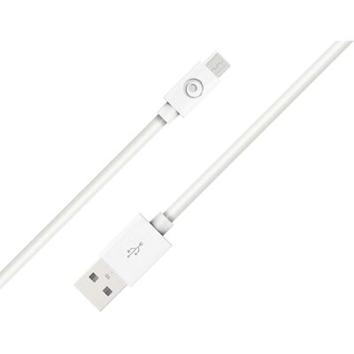 Bigben Connected USB Cable - 1.2m Recycled Plastic - White Bigben Connected USB Cable - 1.2m Recycled Plastic - White
