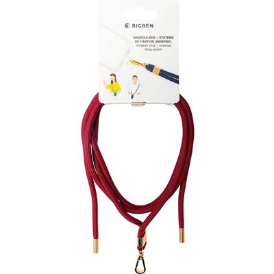 Bigben Connected BBANDRED Smartphone Shoulder Strap Accessory - Mobile Phone Case Bigben Connected BBANDRED Smartphone Shoulder Strap Accessory - Mobile Phone Case