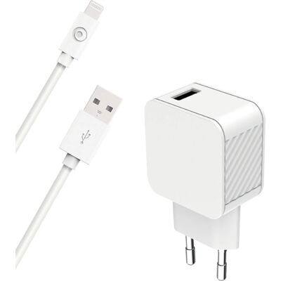 Chargeur mobile Big Ben CS24AACBLMFIRW Blanc 12W Chargeur mobile Big Ben CS24AACBLMFIRW Blanc 12W