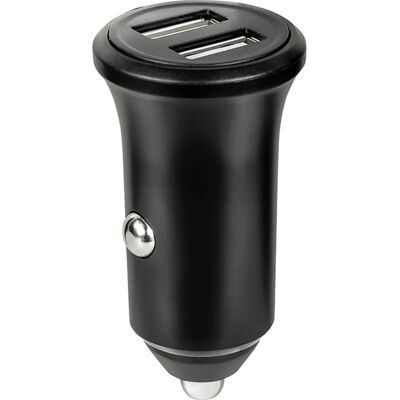 BigBen Connected Car Charger - Dual USB 24W FastCharge Black BigBen Connected Car Charger - Dual USB 24W FastCharge Black