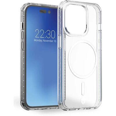 Force Case iPhone 14 Pro Läpinäkyvä vahvistettu MagSafe Ranska Force Case iPhone 14 Pro Läpinäkyvä vahvistettu MagSafe Ranska