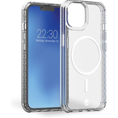 Coque pour téléphone Big Ben FCAIRMAGIP14TMF - Transparent, Résistante aux chocs, Compatible MagSafe - Publicité Coque pour téléphone Big Ben FCAIRMAGIP14TMF - Transparent, Résistante aux chocs, Compatible MagSafe - Publicité