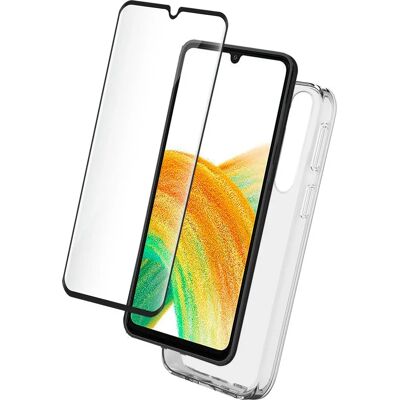 Bigben Connected Galaxy A34 5G Phone Case & Screen Protector - Transparent Bigben Connected Galaxy A34 5G Phone Case & Screen Protector - Transparent