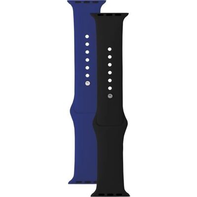 BigBen Bracelets pour Apple Watch - Bleu/Noir 38-41mm - Publicité BigBen Bracelets pour Apple Watch - Bleu/Noir 38-41mm - Publicité