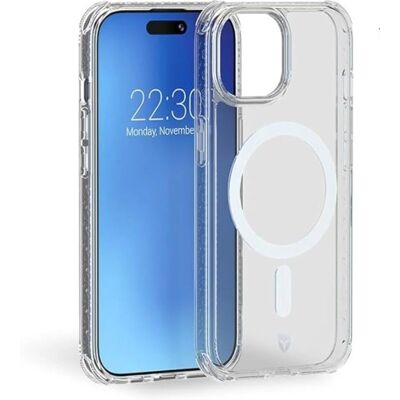 Force Case iPhone 15 Plus Transparente Verstärkte MagSafe Hülle Force Case iPhone 15 Plus Transparente Verstärkte MagSafe Hülle