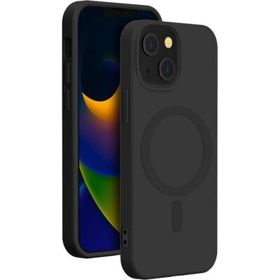 Coque Bigben pour iPhone 15 Plus avec MagSafe - Noir - Publicité Coque Bigben pour iPhone 15 Plus avec MagSafe - Noir - Publicité