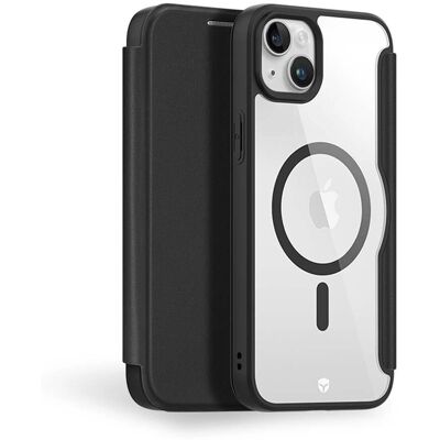 Force Case iPhone 15 Plus Magnetic Card Holder Folio - Black Force Case iPhone 15 Plus Magnetic Card Holder Folio - Black