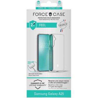 Force Case Galaxy A25 Shockproof Transparent - Phone Case Force Case Galaxy A25 Shockproof Transparent - Phone Case
