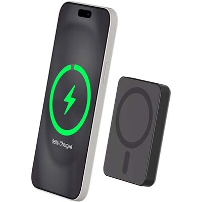 Force Power Powerbank MagSafe 5000mAh - Powerbank - Publicité Force Power Powerbank MagSafe 5000mAh - Powerbank - Publicité