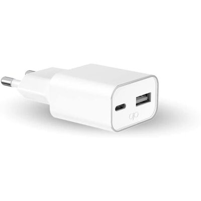 Force Power Power Delivery GaN USB-A/USB-C 30W Chargeur secteur - charger - Publicité Force Power Power Delivery GaN USB-A/USB-C 30W Chargeur secteur - charger - Publicité