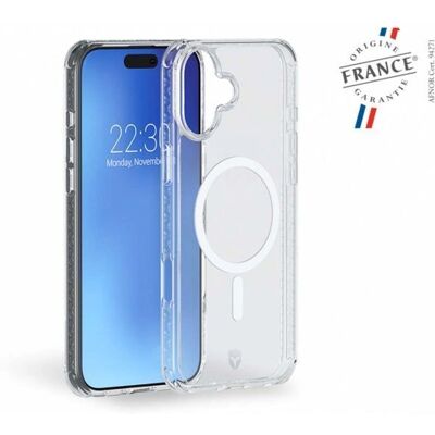 Force Case iPhone 16 MagSafe Transparent Reinforced AIR with Tryax 3M OFG System Force Case iPhone 16 MagSafe Transparent Reinforced AIR with Tryax 3M OFG System