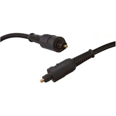 Câble audio optique Toslink Force Power - 1,2m - Noir - Publicité Câble audio optique Toslink Force Power - 1,2m - Noir - Publicité