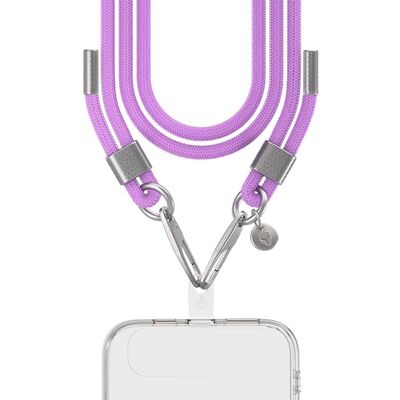 Force Case Universeller Smartphone-Schultergurt - Doppelhaken - Lila Force Case Universeller Smartphone-Schultergurt - Doppelhaken - Lila