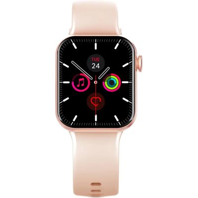Montre Bluetooth BigBen Connected Carré - Étanche 7 Jours - Rose - Publicité Montre Bluetooth BigBen Connected Carré - Étanche 7 Jours - Rose - Publicité