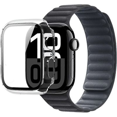 Coque Force pour Apple Watch 10 42mm Renforcée Translucide - Publicité Coque Force pour Apple Watch 10 42mm Renforcée Translucide - Publicité