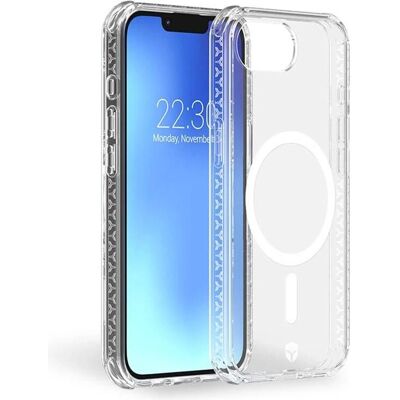 Coque transparente Forcecase iPhone 16e robuste MagSafe - Publicité Coque transparente Forcecase iPhone 16e robuste MagSafe - Publicité