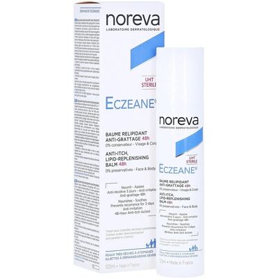 Noreva Eczeane Anti-Démangeaisons Baume Lipide-Réapprovisionnement 48H - Baume pour la peau - Publicité Noreva Eczeane Anti-Démangeaisons Baume Lipide-Réapprovisionnement 48H - Baume pour la peau - Publicité