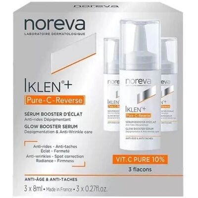 Noreva Iklen + Booster de Sérum Pure-C-Reverse - Sérum para todos os tipos de pele Noreva Iklen + Booster de Sérum Pure-C-Reverse - Sérum para todos os tipos de pele