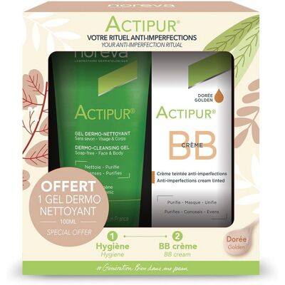 Noreva Actipur BB Crème Dorée + Gel Nettoyant Duo - Publicité Noreva Actipur BB Crème Dorée + Gel Nettoyant Duo - Publicité