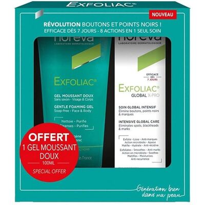 Noreva Exfoliac Global X-Pro 30 ml - Pflegeset Noreva Exfoliac Global X-Pro 30 ml - Pflegeset