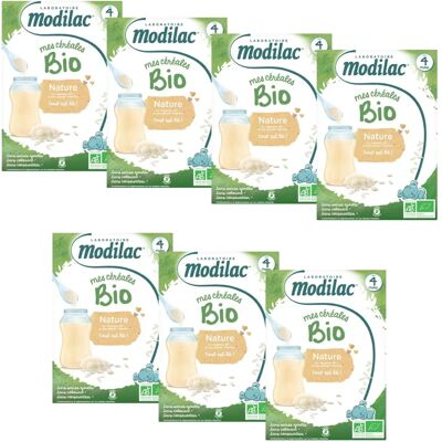 MODILAC Céréales de Riz Bio pour Bébé - 250 G - Publicité MODILAC Céréales de Riz Bio pour Bébé - 250 G - Publicité