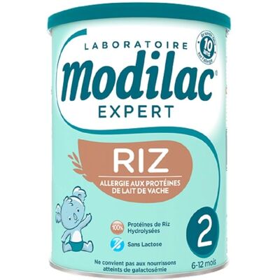 Modilac Marque Modèle 2 Lait de Riz Hydrolysé pour Bébé - Publicité Modilac Marque Modèle 2 Lait de Riz Hydrolysé pour Bébé - Publicité