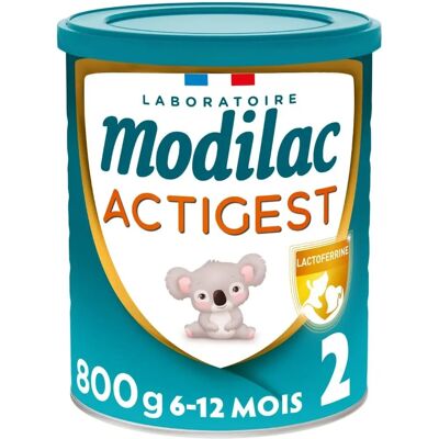 Modilac Marque Actigest 2 Lait pour Bébés - Croissance & Digestion - Publicité Modilac Marque Actigest 2 Lait pour Bébés - Croissance & Digestion - Publicité