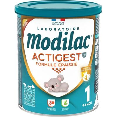 Modilac Actigest LF+ 1 - Lait pour nourrissons - Publicité Modilac Actigest LF+ 1 - Lait pour nourrissons - Publicité