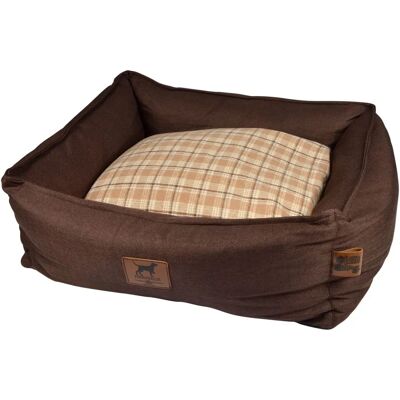 Homea Lit pour chien rectangulaire - 55x50cm - Marron - Publicité Homea Lit pour chien rectangulaire - 55x50cm - Marron - Publicité