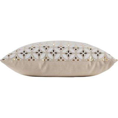 Housse de Coussin AZELIA en Coton - Mosaïque Dorée - 45x45cm - Publicité Housse de Coussin AZELIA en Coton - Mosaïque Dorée - 45x45cm - Publicité