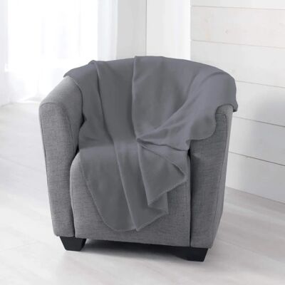 Douceur d'intérieur - Model MILOUT - Anthracite Blanket Douceur d'intérieur - Model MILOUT - Anthracite Blanket