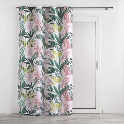 Douceur d'Intérieur Rideau Tropical Rose 140x260 - Rideau Douceur d'Intérieur Rideau Tropical Rose 140x260 - Rideau