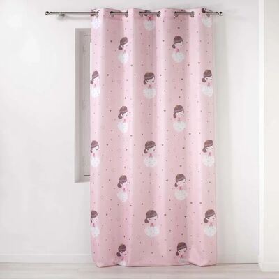 Französische Marke Petite Princesse Vorhang - 140x260cm, Polyester, Rosa Französische Marke Petite Princesse Vorhang - 140x260cm, Polyester, Rosa