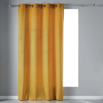 Κίτρινα κουρτίνες Velvetine από Douceur d'Intérieur - 140x240 cm Κίτρινα κουρτίνες Velvetine από Douceur d'Intérieur - 140x240 cm