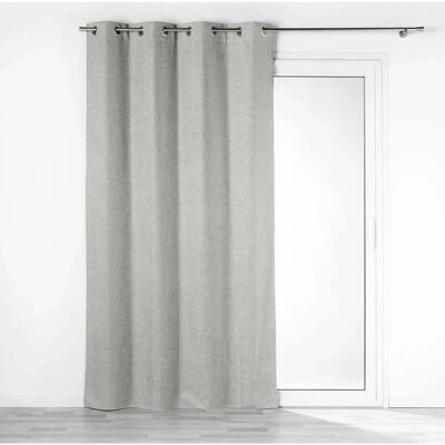 Douceur d'intérieur CHAMBRAY Gray - Blackout Curtain Douceur d'intérieur CHAMBRAY Gray - Blackout Curtain