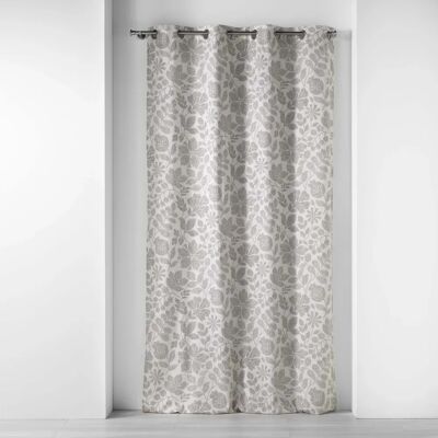 Douceur Interior Grey Cotton Eyelet Curtains - Curtains Douceur Interior Grey Cotton Eyelet Curtains - Curtains