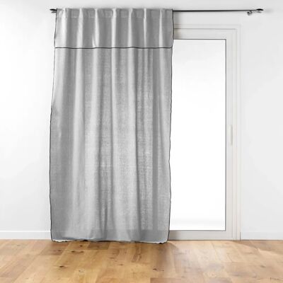 Rideau en coton recyclé MISTRALINE - Beige, Gris, Blanc, Anthracite - 140x240cm - Publicité Rideau en coton recyclé MISTRALINE - Beige, Gris, Blanc, Anthracite - 140x240cm - Publicité