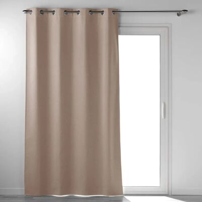 Douceur d'Interieur Blackout Curtain - 135x260cm, Avelã, Insulating Douceur d'Interieur Blackout Curtain - 135x260cm, Avelã, Insulating