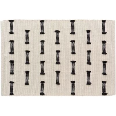 Alfombra de algodón JULINE - Estilo boho, escandinavo - 50x80cm Alfombra de algodón JULINE - Estilo boho, escandinavo - 50x80cm