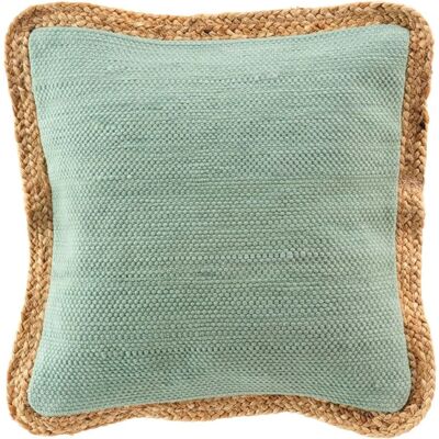 Coussin Double Face à Bordure de Jute - Coussin - Publicité Coussin Double Face à Bordure de Jute - Coussin - Publicité