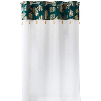 Douceur d'intérieur White Polyester Curtain - Curtain Douceur d'intérieur White Polyester Curtain - Curtain