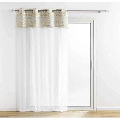 Tende trasparenti Beige Douceur Interior Sundore - 140x240cm Tende trasparenti Beige Douceur Interior Sundore - 140x240cm